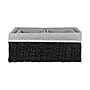 Household Essentials Woven Storage Wicker Basket, Black, 3/Set (HE1099)~#|#~6BEF92A8-22AA-4621-99CFE9137EE80E58_sc7