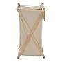Household Essentials X-Frame Collapsible Hamper, Beech Frame with Poly-Cotton Bag, Natural (HH6785-1)~#|#~6C3E1CF7-E9A3-47EE-BD273B447AEC542C_sc7