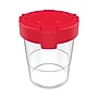Deflecto No Spill Paint Cup, 3.46 w x 3.93 h, Red~#|#~6C503E89-1B00-4ED0-B7D171AD8444684E_sc7