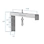 Mount-It! 12" Universal Projector Screen Mount Universal Projector Wall/Ceiling Mount, 2/Pack, White (MI-631WHT)~#|#~6C589F94-1DB3-4105-83F3721E8F3B2754_sc7