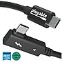 Plugable Thunderbolt 4 240W EPR Cable with Right Angle Connector, Black (TBT4-240W-80CMR)~#|#~6C597720-C666-4C24-95B4066752D023D7_sc7