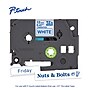 Brother P-touch Laminated Label Tape, 1/2" x 26.2', Blue on White (TZe233)~#|#~6C70AD2F-3A0E-456D-8CA571899F00AA59_sc7