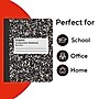 STAPLES Composition Notebook, 9.75” x 7.5”, Wide Ruled, 100 Sheets, Marble Black~#|#~6C88210D-FA56-475E-A1433CA95122C471_sc7