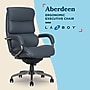 La-Z-Boy Aberdeen Ergonomic Bonded Leather Swivel Executive Chair, Dark Blue (51545-DBLU)~#|#~6C9E9757-A9A1-43DE-952F2ED81C81015C_sc7
