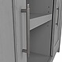 Bush Furniture Key West 30" Accent Cabinet with Doors and 4 Shelves, Cape Cod Gray (KWS146CG-03)~#|#~6CA1DD3A-8D09-404C-96383F62E09045AE_sc7