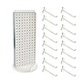 Azar Displays 20”H x 8”W Pegboard Counter Display with 16 4" Hooks, White (700508-WHT-4W16)~#|#~6CBC1BE8-7808-4CF8-AFD5AA6EF5768614_sc7