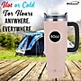 Brentwood Geojug Stainless Steel Double Walled Tumbler Cup, 40 oz., Pink (CMB-1200PK)~#|#~6CCC9006-59B9-47A4-B9A48F0114AFB2BC_sc7