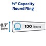 Avery 1/2" 3-Ring View Binders, White (5706)~#|#~6CD0598C-B29B-4A6E-B3D05AA77025943B_sc7