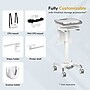 Mount-It! MedHub Powered Height-Adjustable Medical Cart Workstation with Power Kit & Built-In Power Strip, White/Gray (MI-16056)~#|#~6CD7C3BD-16A4-492E-AC288F9792D346E4_sc7