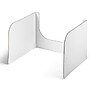 Classroom Products Foldable Cardboard Freestanding Privacy Shield, 13"H x 20"W, White, 40/Box (WS1340 WH)~#|#~6CDF6672-0AFA-40EE-813D8F59E4D68702_sc7