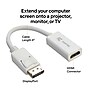 NXT Technologies 0.5' DisplayPort/HDMI Audio/Video Adapter, White (NX60396)~#|#~6CDFAF08-B752-4984-9D484E242900D052_sc7