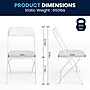 Flash Furniture HERCULES™ Plastic Armless Folding Chair, Premium White, 52/Pack~#|#~6CEC8D75-0920-41E3-A76692241223A6BC_sc7