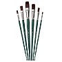 Silver Brush Ruby Satin Long Flat Brush, 6/Pack (SLVRS2594)~#|#~6CF7EF12-33A5-4536-896C81B08410CE40_sc7