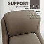 Elle Decor Rivendell AIR Lumbar Ergonomic Faux Leather Swivel Executive Chair, Mocha Brown (60124-MBRN)~#|#~6CF89481-8F12-4E43-BF3655BCC594AF96_sc7