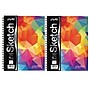 uCreate Kaleidoscope 12" x 9" Wire Bound Sketch Book, 75 Sheets/Book, 2/Bundle (PAC38034-2)~#|#~6CFFA66D-E3C6-4282-BF0FB489467405FF_sc7