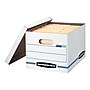 Bankers Box Stor/File 60% Recycled Corrugated File Box Lift Off Lid, Letter/Legal Size, White/Blue, 20/Pack (0070333)~#|#~6D0CB067-019D-4AFD-A893ECFD67EE3C0A_sc7