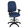 Regency Comfort Series Fabric Drafting Chair with Footrest and Lumbar Support, Navy Blue (125-DK-NV)~#|#~6D2E4F42-D515-4A02-AA581929F786042B_sc7