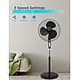 Black & Decker 18" Oscillating Pedestal Fan, 3-Speed, Black (BFSR18"B)~#|#~6D3B2E6E-AB2F-4B0B-A9EBD0DDB4A8A2E2_sc7