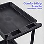 Luxor ENDURA 2-Shelf Utility Cart, Black (STC11-B)~#|#~6D3E0331-A587-4BF2-AAB8161409510689_sc7