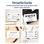 Avery Matte General Use Blank Cards, White, 150/Box (95338)~#|#~6D4C84F4-D510-4839-AA4AF6B37B33E274_sc7