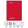 Staples 1-Subject Notebooks, 8" x 10.5", College Ruled, 70 Sheets, Assorted Colors (ST54891C)~#|#~6D5C08EA-C15C-4904-B5D0D10E5EAD3D48_sc7
