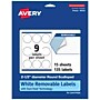 Avery Laser/Inkjet Decorative Edge Multipurpose Labels, 2.5" Dia., White, 135 Labels/Pack (94516)~#|#~6D67F3A4-3058-4940-8245B231D094A581_sc7