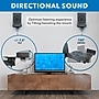 Mount-It! Speaker Wall Mounts with Sliding Clamps, Black, 2/Pack (MI-SB37)~#|#~6D94B087-D86B-487E-AB78801E94429856_sc7