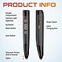 Delton LP99 2.4GHz Wireless Presentation Remote Laser Pointer Stylus and 30” Telescopic Pointer, Black (DLP99)~#|#~6DB255D6-A9F2-415B-99C773504F066499_sc7