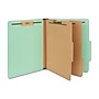 Staples® 60% Recycled Pressboard Classification Folder, 2 Dividers, Letter, Green, 5/Pack (TR535682)~#|#~6DB95330-7A1F-4F4B-88CDEB0564DAD02F_sc7