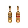 Fluance Banana Plug 24K Gold-Plated connectors 16 to 12 AWG Speaker Wire, Pair~#|#~6DE32EC5-5781-40CD-A729D84D79267071_sc7