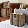 Household Essentials Antiqued Decorative Trunk (HH9536-1)~#|#~6DF8DBFB-607A-4A51-9F518AD05A29BBCE_sc7