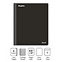 Staples Premium 3-Subject Notebook, 8.5" x 11", College Ruled, 150 Sheets, Black (ST58329)~#|#~6DFEB4AB-DCFC-46FF-814054E8D5628727_sc7