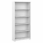 Bush Furniture Cabot 66"H 5-Shelf Bookcase with Adjustable Shelves, White (WC31966)~#|#~6E1C9F13-5795-41C6-A6E49855BA80B10C_sc7
