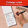 Staples Memo Pad, 4" x 6", College Ruled, Assorted Colors, 50 Sheets/Pad, 5 Pads/Pack (ST11494N)~#|#~6E25448A-B62E-4A4D-909CFA25B883ED43_sc7