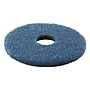 Premier Scrubbing Floor Machine Pad; Blue, 14", 5/Case~#|#~6E3A1F41-095A-4E41-B60A70AA833BA5A6_sc7