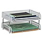 Mind Reader Metal Side Loading Stackable Letter Tray, White (ESTACK2-WHT)~#|#~6E569EFA-F052-4288-B6D77CBD15361FB9_sc7