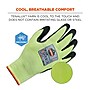 Ergodyne ProFlex 7041 Hi-Vis Nitrile-Coated Cut-Resistant Gloves, ANSI A4, Wet Grip, Lime, Medium, 144 Pairs (17823)~#|#~6E5BEE7F-AF0A-4980-A56B8E5E710E48A6_sc7