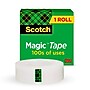 Scotch Magic Invisible Clear Tape Refill, 0.75" x 36 yds., 1" Core (810-341296)~#|#~6E5FF929-277C-40CF-B304EB2EB316EF55_sc7