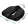 Mount-It! Ergo Collection Memory Foam Premium Comfort Seat Cushion, Black (MI-1103)~#|#~6E68F68D-DD16-4AC9-80C93047BCDC4AB7_sc7