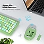 SaharaCase Wireless Ergonomic Keyboard and Mouse Combo, Sage Mist (KB6)~#|#~6E6F5376-1CA2-475B-9B379064C58887E0_sc7