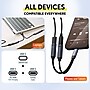 Delton 15EC Wired Earbuds & 2-in-1 USB-C Splitter Adapter Bundle, Black (DWH15ECKT1)~#|#~6E8613B4-460F-4B05-B70683BA36B2A3A6_sc7