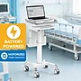 Mount-It! MedHub Powered Mobile Medical Cart Workstation with Motorized Height Adjustment & Elora Power Kit (MI-16058)~#|#~6E8F6AAC-660A-4C84-B703EBD612BB0125_sc7