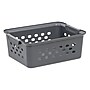 Iris Small Plastic Storage Baskets, Gray, 10/Pack (500164)~#|#~6E9215ED-443B-4E2C-9D4662E4DD7FA16F_sc7