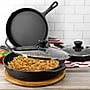 Megachef Cast Iron Skillet Set, Black, 13 Piece/Set (935121259M)~#|#~6EA060AA-92D6-4ED7-8036245970C8B536_sc7