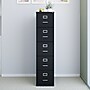 Staples Heavy Duty 5 Drawer Vertical File Cabinet, Letter Size, 63.98"H x 14.9"W x 26.5"D, Black (59589/25432)~#|#~6EA3CF05-A603-4F91-B083333E9DAB33FB_sc7