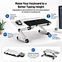 Uncaged Ergonomics WorkEZ Adjustable Keyboard and Mouse Tray, Silver (WEKTs)~#|#~6EC6A893-AE13-4A5D-A02A3E481057F84B_sc7
