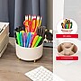 Staples 5-Compartment Rotating Plastic Desk Organizer, Warm White (ST63868)~#|#~6EE11382-349C-4E1A-9CC49DA9B2610857_sc7