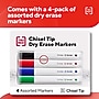 TRU RED Steel Magnetic Whiteboard | Dry Erase Board for Wall, White Board with Satin Frame, 3 ft x 2 ft, + 4 Multicolor Markers~#|#~6EE1EEC5-B2A8-4AD9-B853A798C57D2A80_sc7