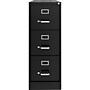 Lorell Fortress 3-Drawer Vertical File Cabinet, Letter Size, Lockable, 40.2"H x 15"W x 22"D, Black (LLR42297)~#|#~6EEC9294-A59F-4835-802D188DB2D6745F_sc7