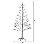 Nearly Natural Pre-Lit Artificial Halloween Black Starburst Tree, 6' (T5410)~#|#~6EEC979A-B274-4DE6-A05EA2D98E1B1BE5_sc7
